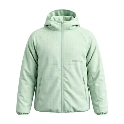 Women’s Blue Lightweight Insulated Hooded Jacket factory